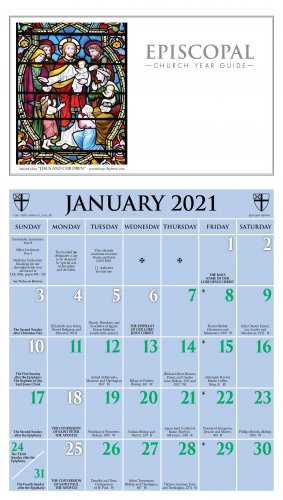 episcopal calendar 2021 2021 Episcopal Calendar Ashby Publishing episcopal calendar 2021