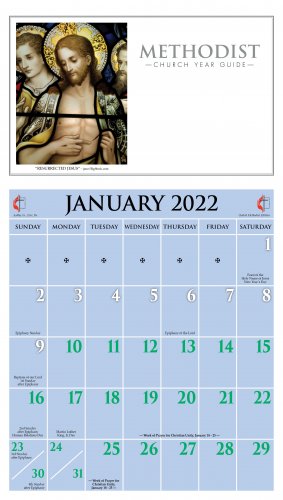 Methodist Lectionary Calendar 2022 2022 Methodist Calendar - Ashby Publishing