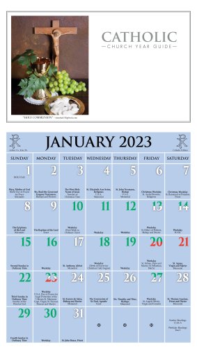 Catholic Calendar 2023 May Printable Templates Free