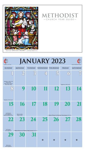 2023 Methodist Calendar - SOLD OUT - Ashby Publishing