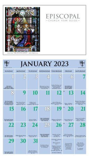 2023 Episcopal Calendar - SOLD OUT - Ashby Publishing