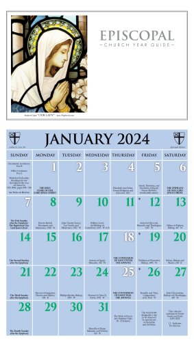 The 2024 Liturgical Desk Calendar, Ecclesiastical Year